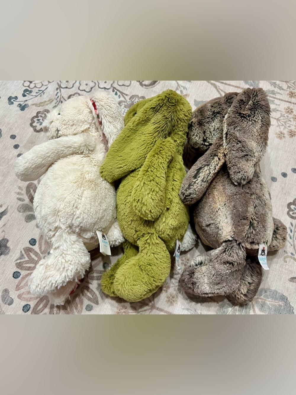Jellycat Bunny Bundle (Moss Green Bunny, Berry Bunny & Woodland Bunny) - Picture 8 of 8